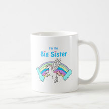 große Schwester des Einhorns Kaffee Tasse