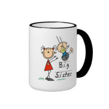 Große Schwester-kleiner Bruder-T-Shirts und Gesche Tee Tassen
