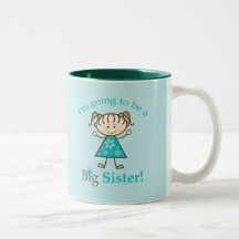Große Schwester, zum Strichmännchen zu sein Tee Tasse