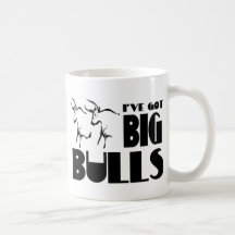 Große Stiere - lustiger Bauer Kaffee Tasse