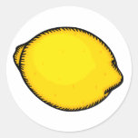 Große Zitrone Sticker