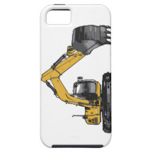 Großer gelber Bagger iPhone 5 Etuis