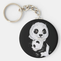 Großer Panda und CUB Schlüsselband