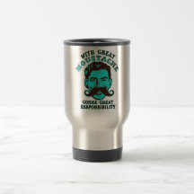 Großer Schnurrbart Kaffee Haferl