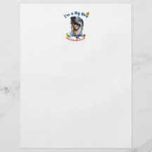 Großer Vogel-Hund Flyer Druck