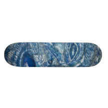 GROSSES BLAU PERSONALISIERTE SKATEBOARDDECKS