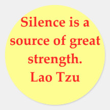 großes Lao Tzu Zitat Aufkleber