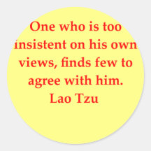 großes Lao Tzu Zitat Aufkleber