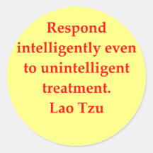 großes Lao Tzu Zitat Aufkleber