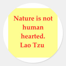 großes Lao Tzu Zitat Runde Sticker