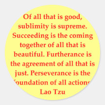 großes Lao Tzu Zitat Sticker