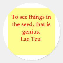 großes Lao Tzu Zitat Sticker