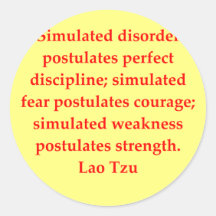großes Lao Tzu Zitat Sticker