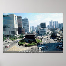 Großes Südtor (Sungyemun), Seoul, Südkorea Posterdruck