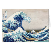 Großes Welle Hokusai 葛飾北斎の神奈川沖浪裏 Karten