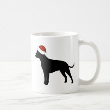 Gruben-Stier-Weihnachtsmannmütze Kaffeetasse