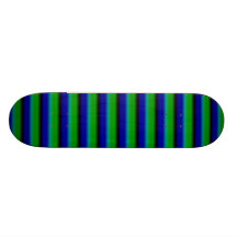 Grün blau schwarz gestreift skateboardbrett