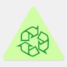 Grün recyceln Aufkleber