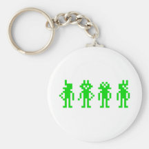Grün RoboterPixel Schlüsselband