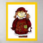 Grundlegendes Plakat auf Verkauf StrawGirlTransp3b