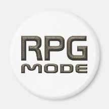 Grundmodus-Art RPG Kühlschrankmagnet