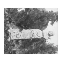 Grundstein von wilden Bill Hickocks ernstem Photog Leinwand Druck