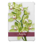 Grüne Cymbidium-Orchideen-mit Blumenpersonalisiert