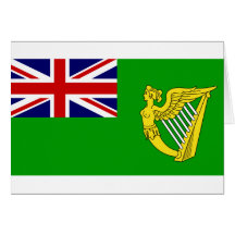 Grüne Fahne, Irland Grußkarte