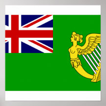 Grüne Fahne, Irland Poster