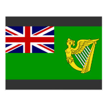Grüne Fahne, Irland Postkarte