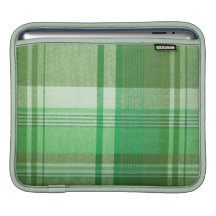 "Grüne karierte" iPad Hülse iPad Sleeve