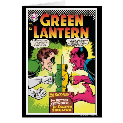 Grüne Laterne gegen Sinestro Karten