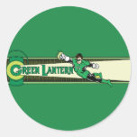 Grüne Laterne und Logo Aufkleber