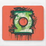Grüne Laterne - verdrehtes Unschulds-Symbol Mousepads