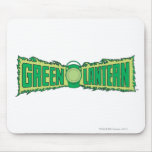 Grüne Laternen-Buchstaben 1 Mousepads