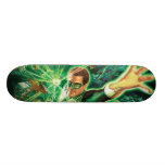 Grüne Laternen-Malerei skateboards