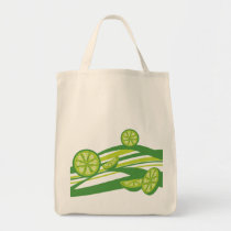 Grüne Limone Welle taschen