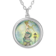 Grüne mystische Meerjungfrau-Fantasie-Kunst Schmuck