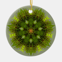 Grüne Orchideen-Verzierung Weihnachtsbaum Ornamente