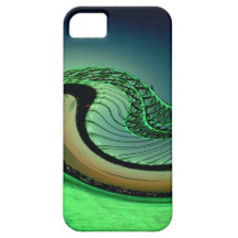 Grüne Ozeanwelle iPhone 5 Hülle
