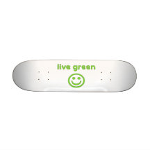 Grüne Prolebhaftumwelt-ökologisches auswechselbare Personalisierte Skatedecks