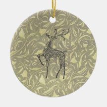 Grüne Ren-Verzierung Weihnachtsbaum Ornamente