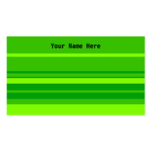 Grüne Streifen, Ihr Name hier Visitenkarten Vorlagen