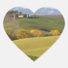 Grüne toskanische Landschaft Sticker