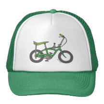 Grüner Bananen-Seat-Fahrrad-Hut Netzkappen