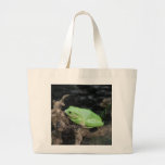 Grüner Baum-Frosch Tragetaschen