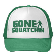 Grüner Bobo GEGANGENER SQUATCHIN Hut, der Bigfoot  Caps