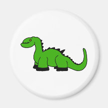 Grüner Dino Magnete