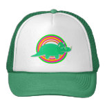 Grüner DinosaurierTriceratops Netz Caps