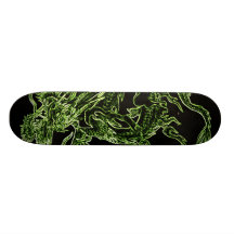 Grüner Drache-Skateboard Skateboard Bretter